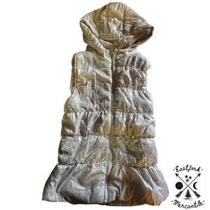 Youth Sequin & Puff Vest XL